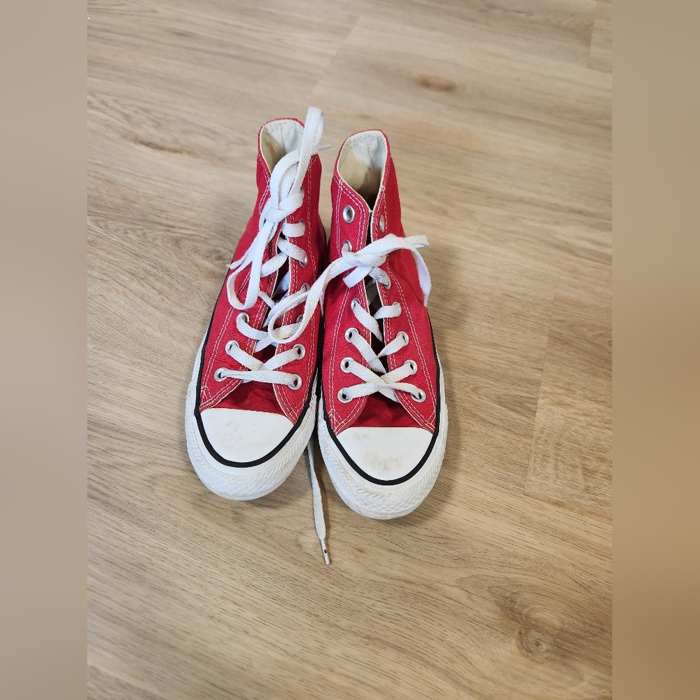 ☆used Red High Top Converse☆